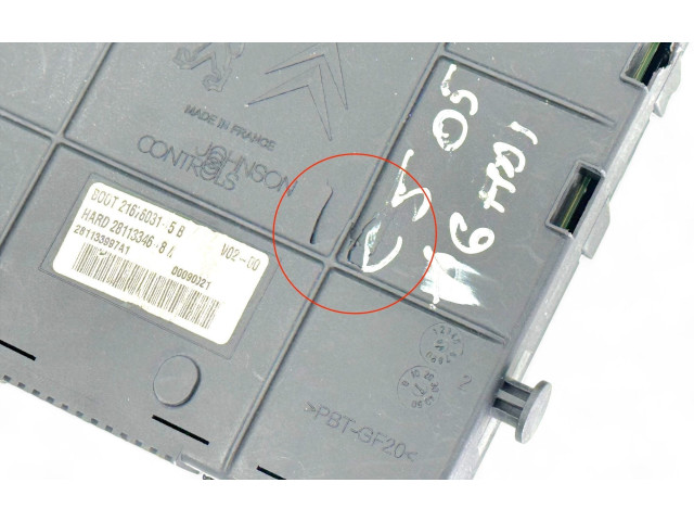 Блок комфорта 9658158780, 281133997A1 Citroen C4 I