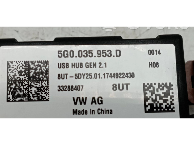Řídící jednotka 5G0035953D   Volkswagen Tiguan 2017