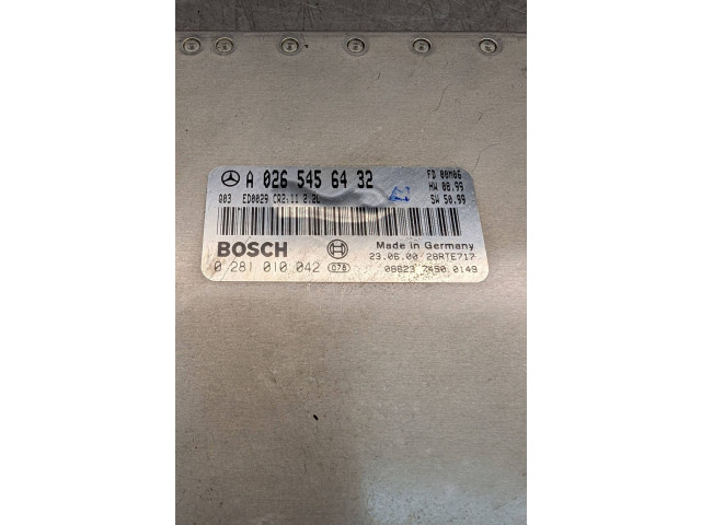 Řídící jednotka A0265456432, 0281010042 Mercedes-Benz C W202 1999
