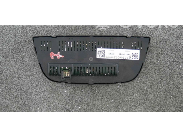 Блок управления климат-контролем 13346092, 13346092   Opel Meriva B