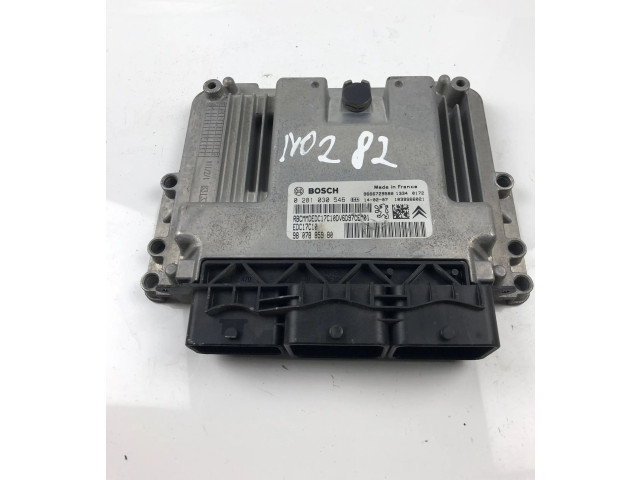 Блок управления двигателя 9807885980, 0281030546 Peugeot 2008 I