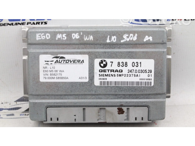 Блок управления коробкой передач 7838031 BMW M6