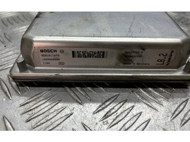 Блок управления двигателя 30637733A, 0281011078   Volvo XC90