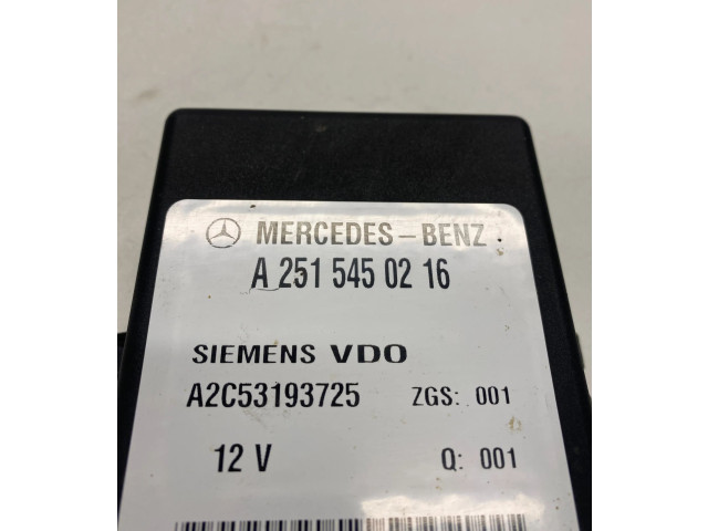 Блок управления подвески A2515450216, A2C53193725 Mercedes-Benz R W251
