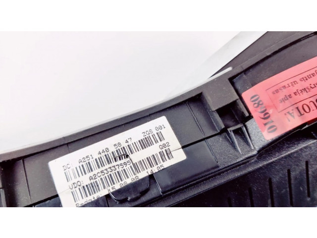 Přístrojová deska Mercedes-Benz ML W164 2009 A2514405847