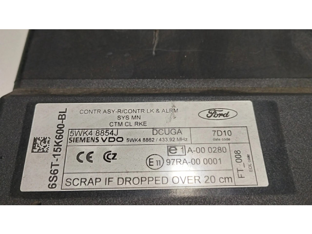 Блок комфорта 97RA000001, 5WK48854J Ford Fiesta