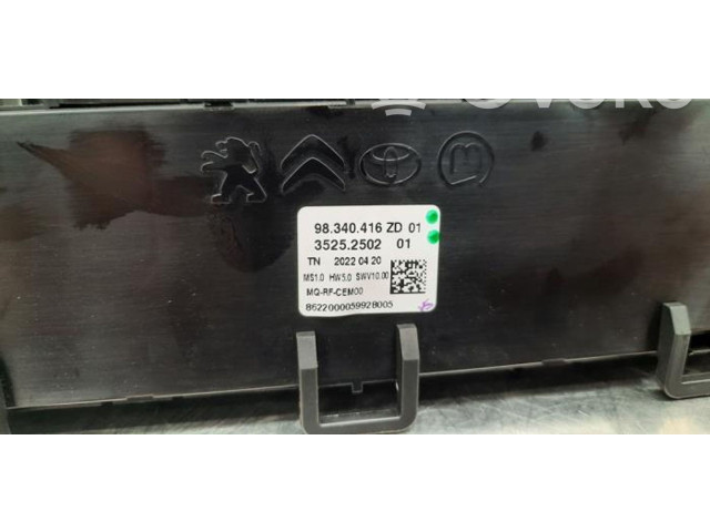 Блок управления климат-контролем 98340416ZD Citroen Berlingo