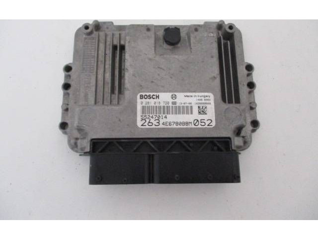 Блок управления двигателя 55247014, 0281018720   Fiat Doblo