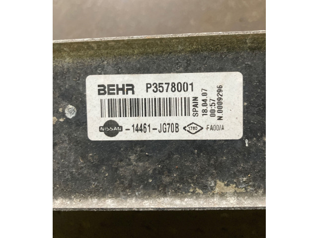 Интеркулер P3578001, 14461JG70B Nissan X-Trail T31