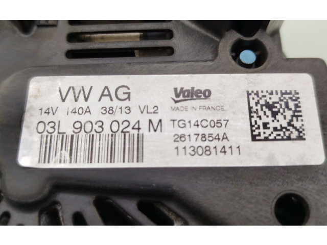 Генератор 03L903024MX, 03L903024M Volkswagen Touran II