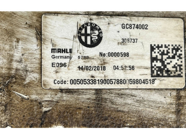 Интеркулер 308737, 00505338 Alfa Romeo Stelvio