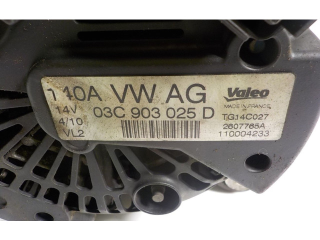 Генератор 03C903023A, 03C903025D Skoda Octavia Mk2 (1Z)
