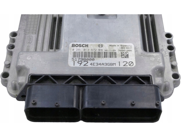 Řídící jednotka 51798000, 0281013672 Fiat Stilo 2007