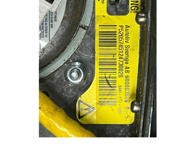 Подушка безопасности водителя 600803800   Saab 9-5