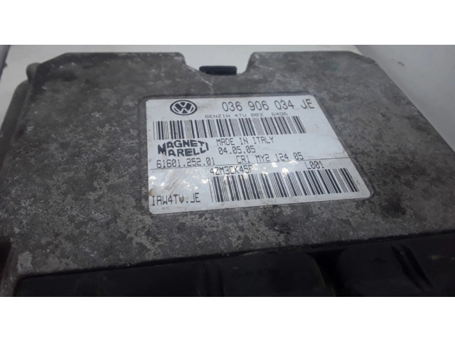 Блок управления двигателя 036906034JE, 4ZM3CK45F Skoda Fabia Mk1 (6Y)