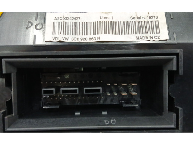 Přístrojová deska Volkswagen Passat Alltrack 2008 3C0920860N, A2C53242427
