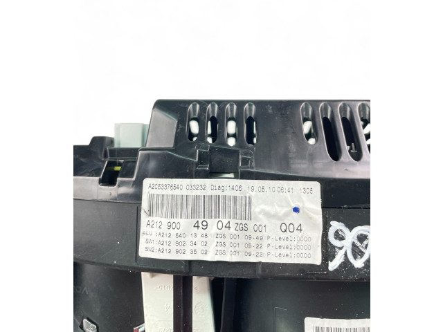 Přístrojová deska Mercedes-Benz E C207 W207 2011 A2129004904