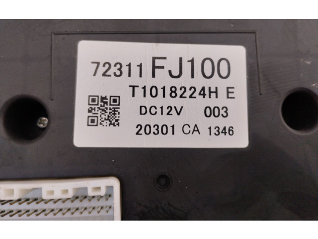 Блок управления климат-контролем 72311FJ100, FJ100 Subaru XV