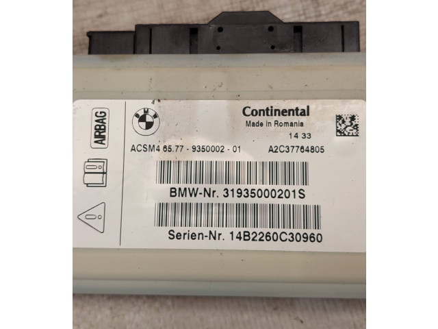 Блок подушек безопасности 9350002, 14B2260C30960 BMW X3 F25