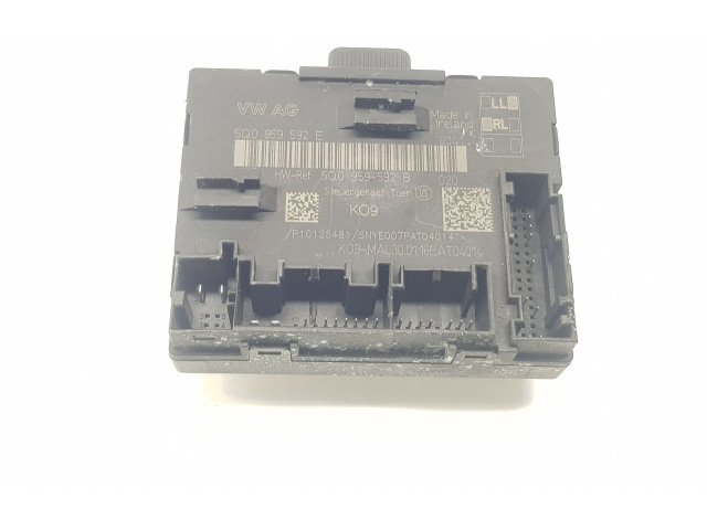 Блок управления 5Q0959592E, 5Q0959592E Volkswagen Golf VII