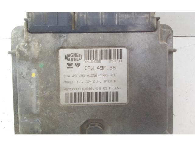 Комплект блоков управления Iaw49fb6, 182A4000 Fiat Marea