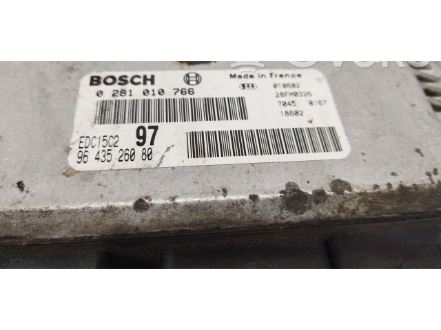 Блок управления двигателя 9643526080 Citroen Xsara