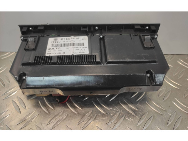 Блок управления климат-контролем 4F1820043AF, 4F0910043A Audi A6 S6 C6 4F