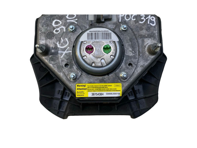 Подушка безопасности водителя 30754304, 6100233A00 Volvo XC90