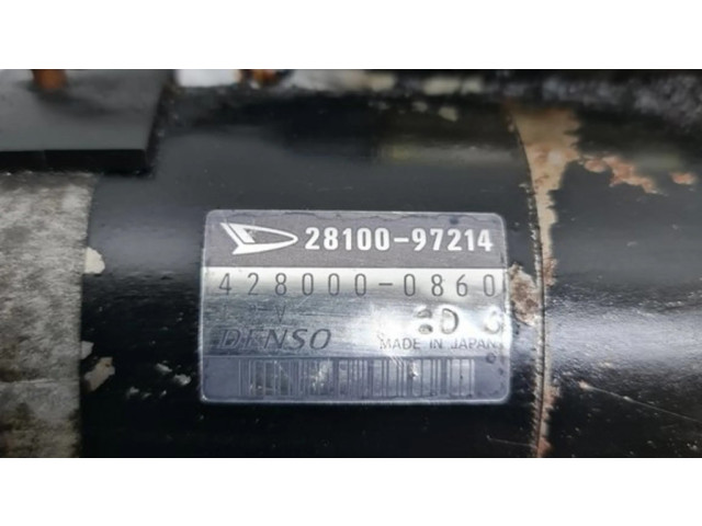 Стартер  4280000860, 2810097214   Daihatsu Terios
