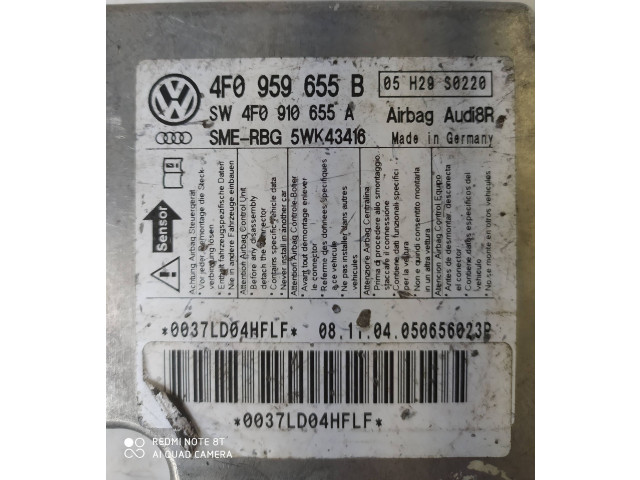 Блок подушек безопасности 05H29S0220, 5WK43416   Audi A6 S6 C6 4F
