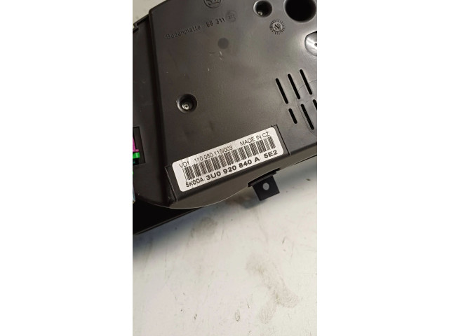 Панель приборов 3U0920840A, 88311322 Skoda Superb B5 (3U)