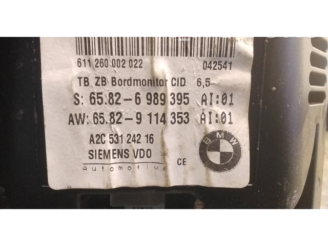 Дисплей 65826989395, 611260002022 BMW 5 E60 E61