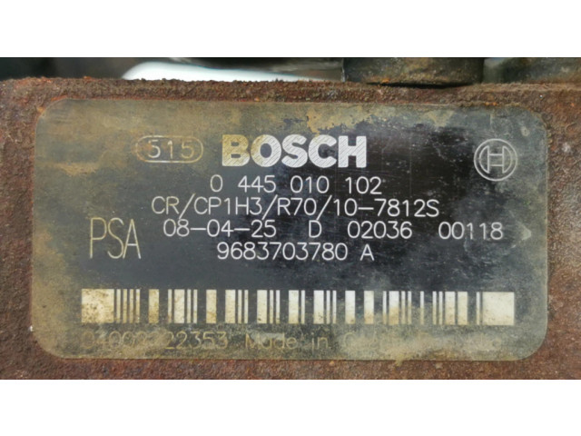 Vstřikovací čerpadlo 0445010102, 9683703780A Citroen Berlingo pro naftový motor 1.6