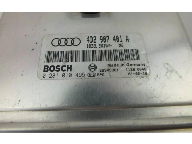 Блок управления двигателя 4D2907401A, 28SA5381   Audi A8 S8 D2 4D