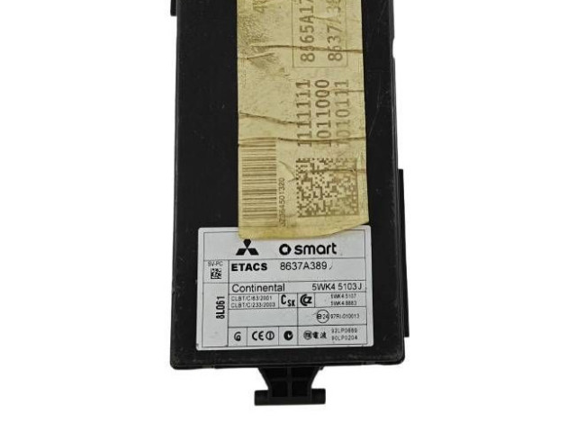 Блок управления двигателем Блок управления 8637a389 Mitsubishi Colt