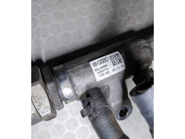 Топливная рампа 03L089M, 057130764H Volkswagen Golf VI для двигателя CFH