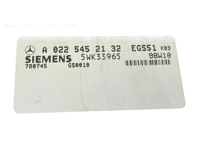 Блок управления коробкой передач A0225452132, 780745 Mercedes-Benz ML W163