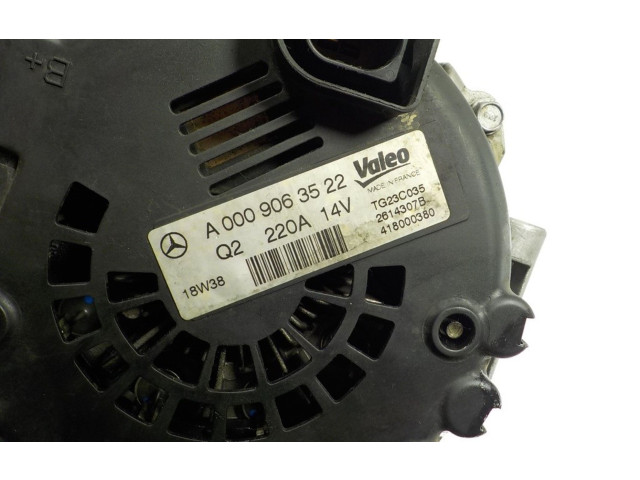 Генератор A0009067400, A0009063522 Mercedes-Benz ML W166
