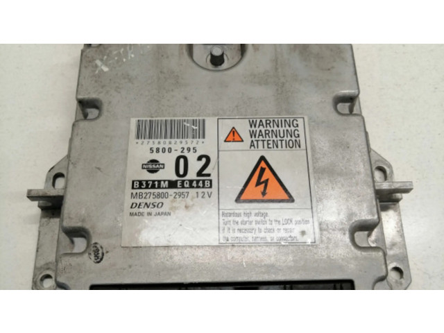 Řídící jednotka 5800295, B371MEQ44B Nissan X-Trail T30 2002