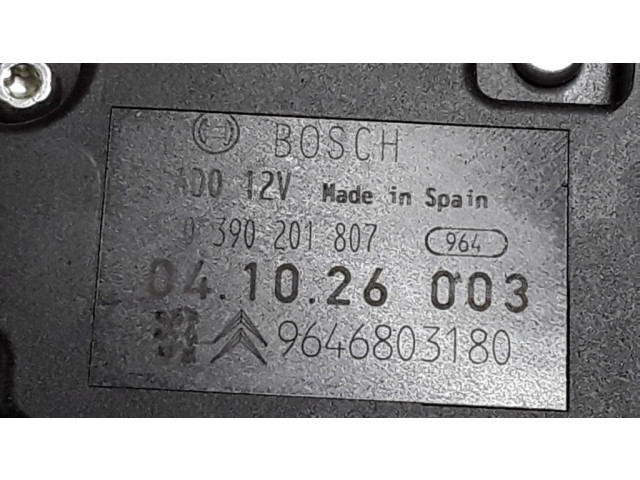 Моторчик заднего дворника 9646803180, 0390201807 Citroen C4 I