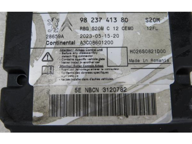 Блок подушек безопасности 9823741380, A3C08601200 Peugeot 2008 II