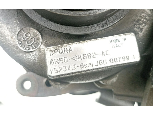  Турбина Jaguar S-Type 2.7 6R8Q6K682AC, 752343   для двигателя 7B(AJTDV6),7G(AJTDV6)      