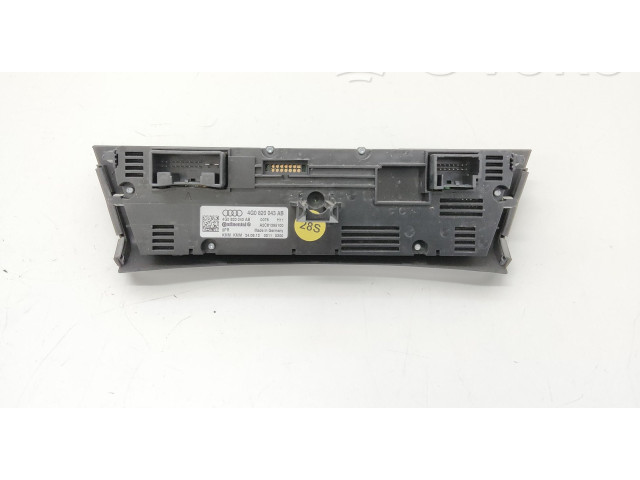 Блок управления климат-контролем 4G0820043BB5PR, 4G0820043AB Audi A6 S6 C7 4G