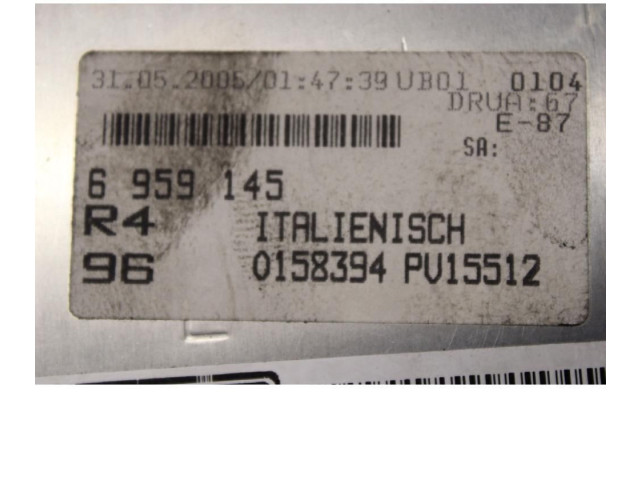 Радио/ проигрыватель CD/DVD / навигация BMW 1 E81 E87 2007