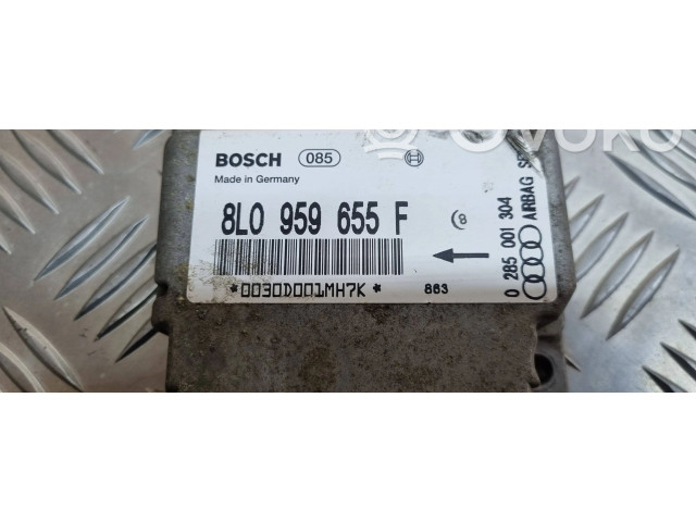 Блок подушек безопасности 8L0959655F, 0285001304 Audi A3 S3 8L