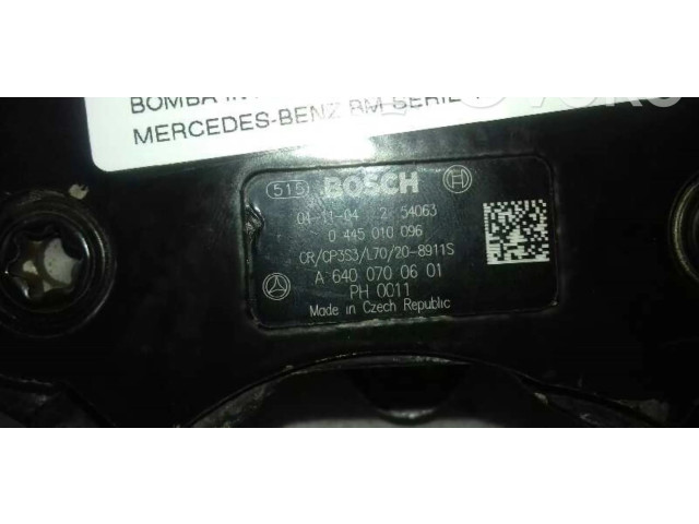 Vstřikovací čerpadlo A6400700601, BOMBAINYECCION   Mercedes-Benz A W169     