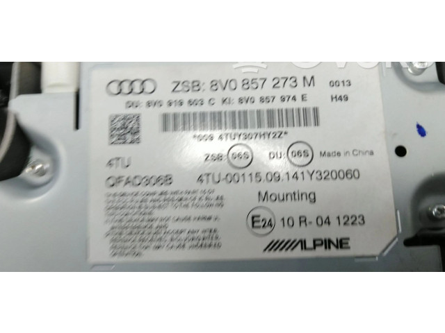 Дисплей    8V0857273M, 8V0857273M6PS   Audi A3 S3 8V