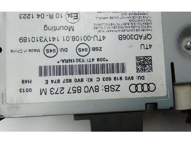 Дисплей    8V0857273M   Audi A3 S3 A3 Sportback 8P