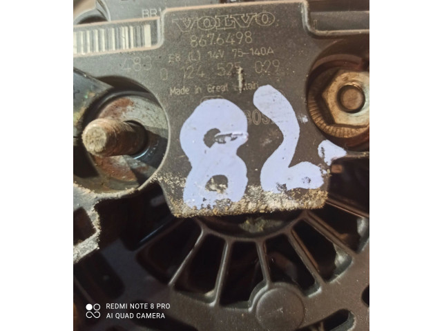 Генератор 8676498, 0124525029   Volvo V70      