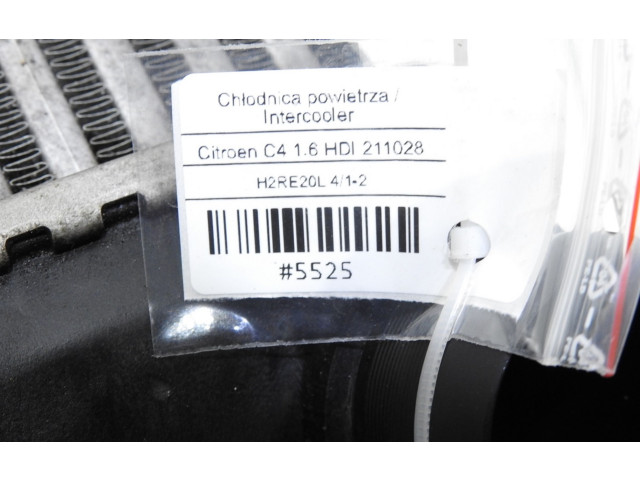 Интеркулер 9648551880 Citroen C4 I 1.6